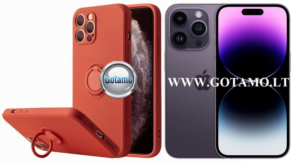 B hold deklas Apple iPhone 14 pro tamsiai oranzines