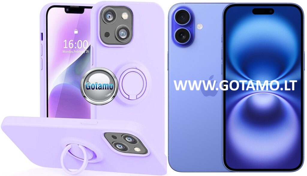 B hold deklas Apple iPhone 16 plus levandu violetines