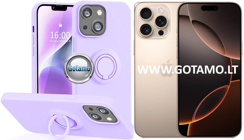 B hold deklas Apple iPhone 16 pro max levandu violetines