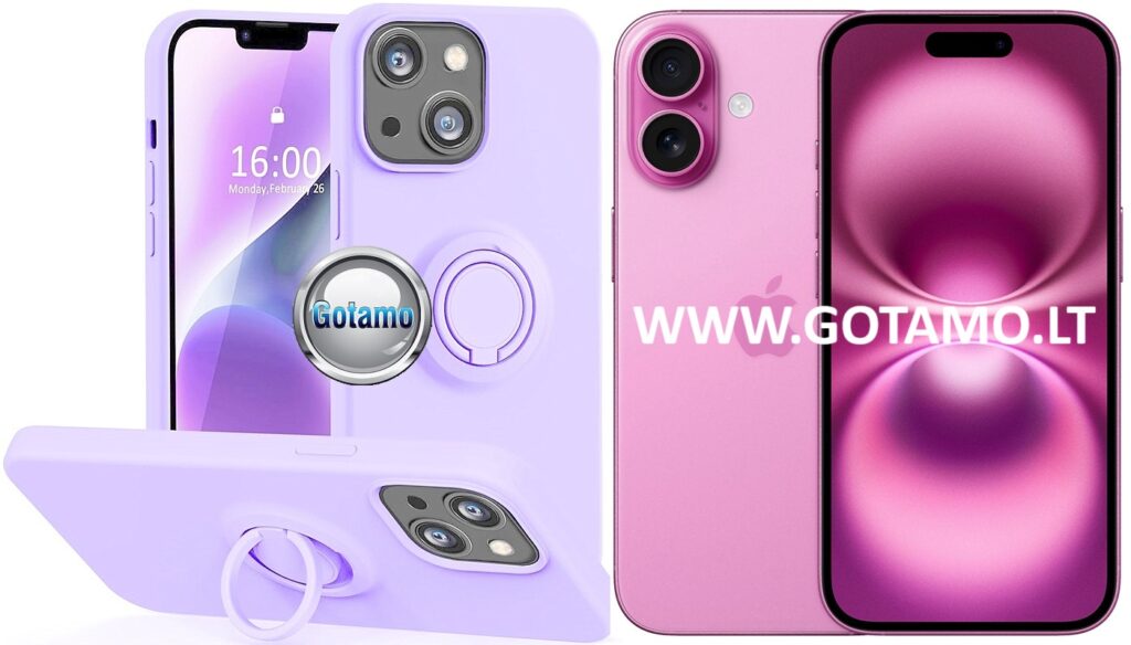 B hold deklas Apple iPhone 16 levandu violetines