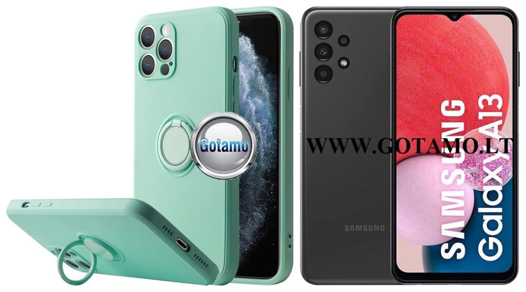 B-Hold dėklas Samsung Galaxy A13 mobiliajam mėtinės spalvos