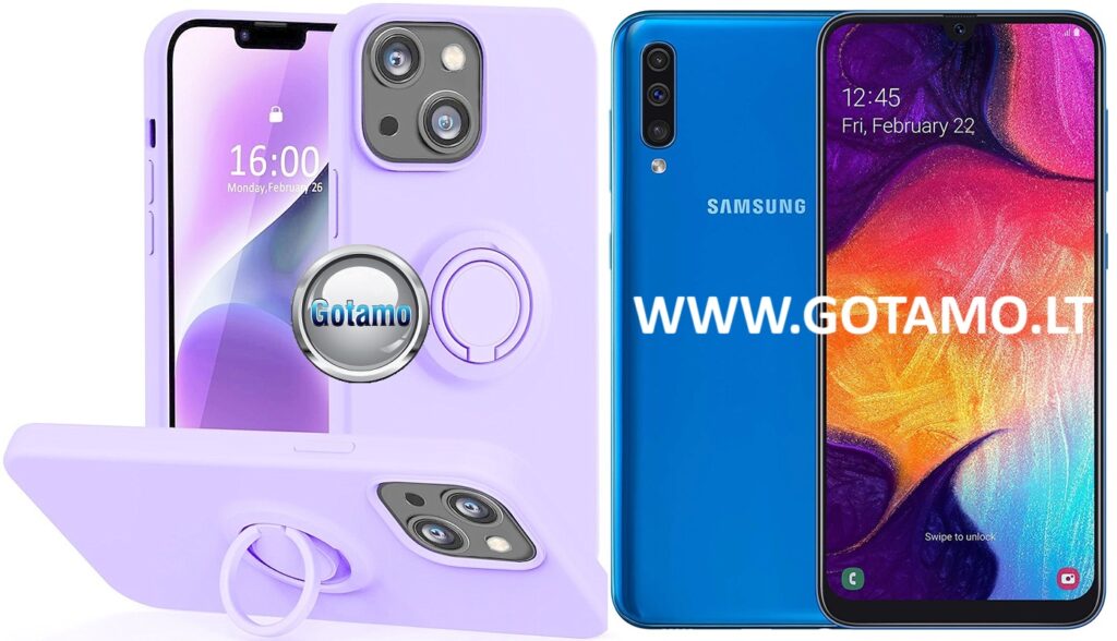 B-Hold dėklas Samsung Galaxy A50 violetinės spalvos