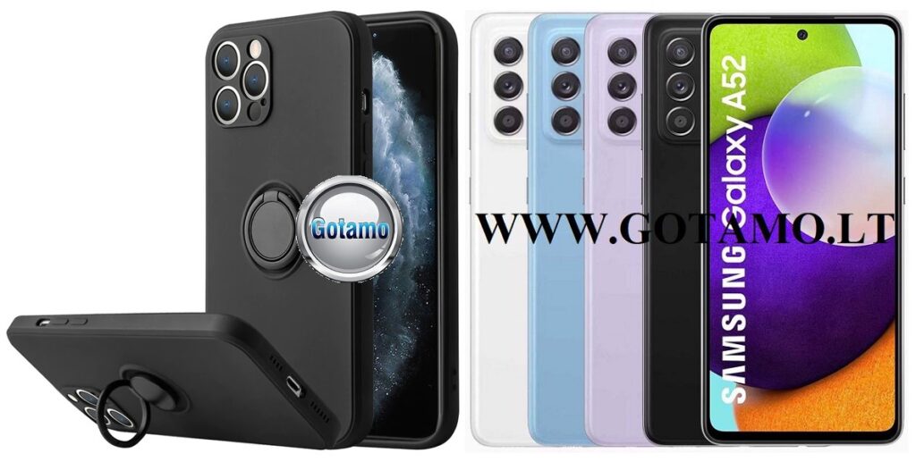 B-Hold dėklas Samsung Galaxy A52s 5G juodos spalvos