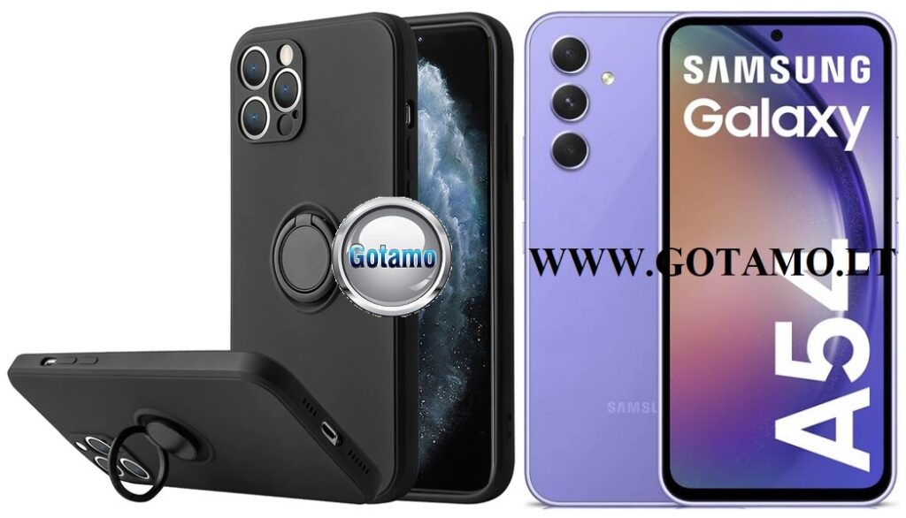 B-Hold dėklas Samsung Galaxy A54 mobiliajam juodos spalvos