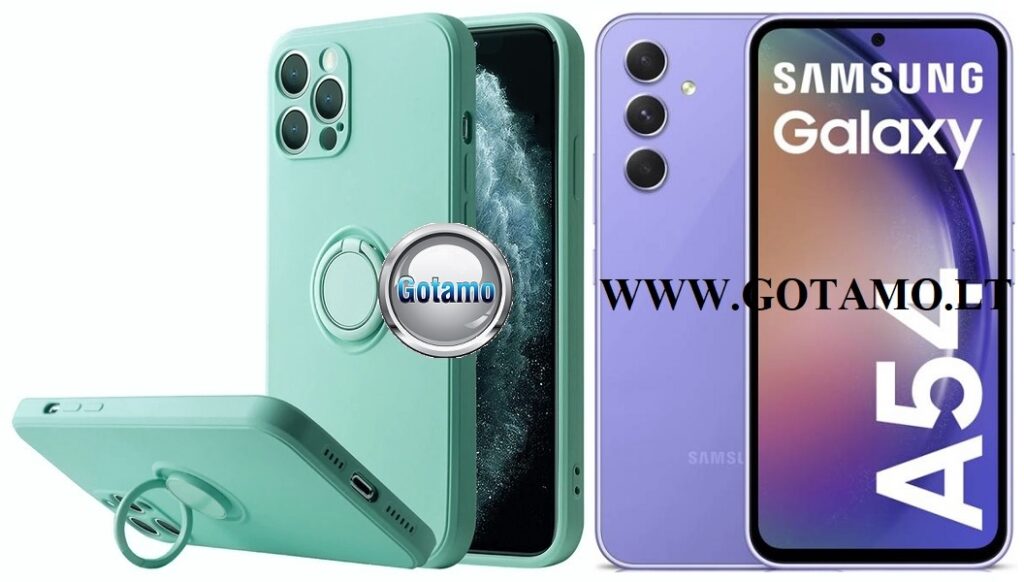 B-Hold dėklas Samsung Galaxy A54 mobiliajam mėtinės spalvos