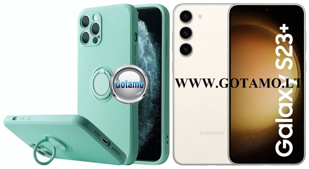 B-Hold dėklas Samsung Galaxy S23+ (S23 Plus) mobiliajam mėtinės spalvos