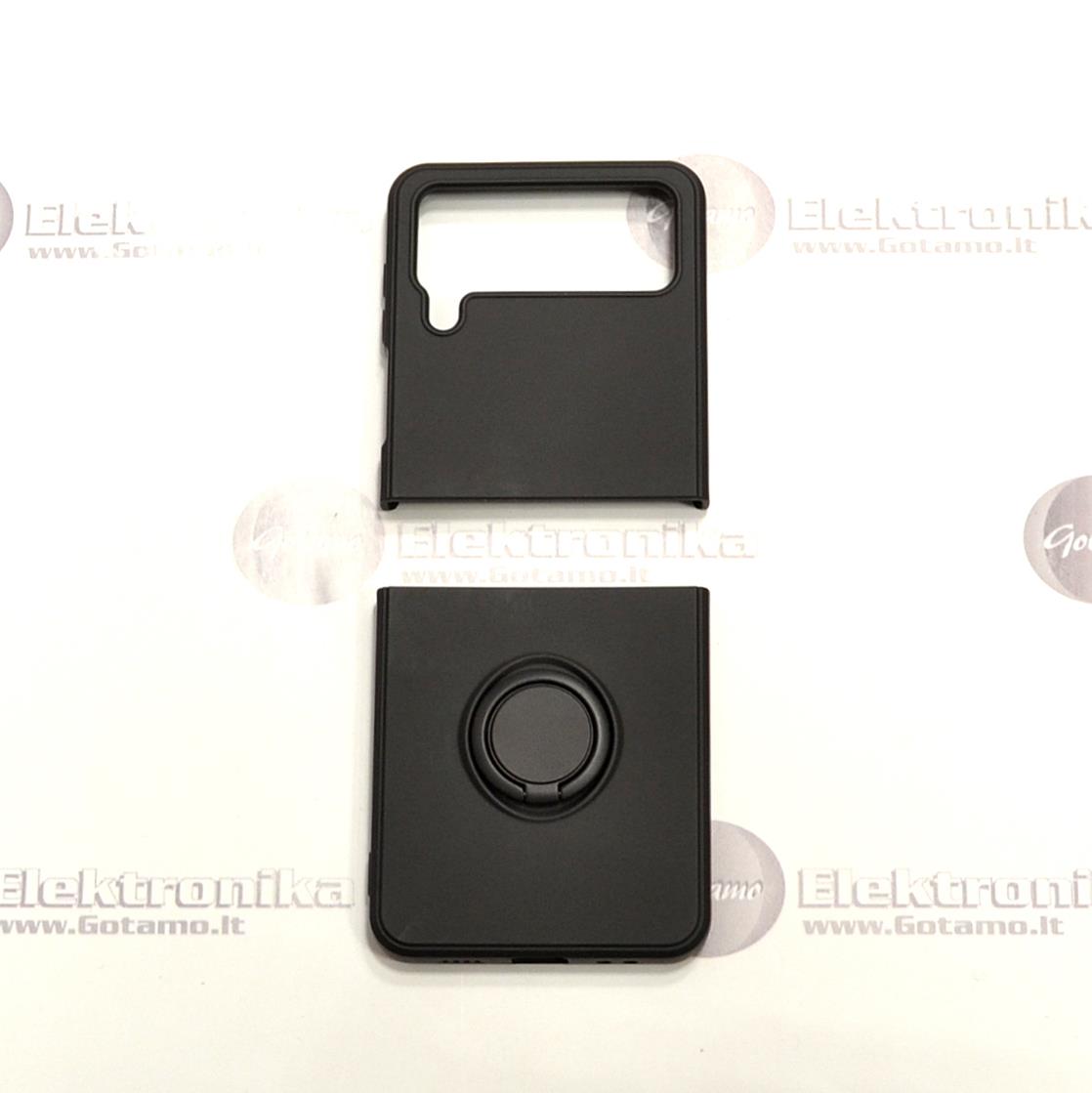 B-Hold dėklas nugarėlė Samsung Galaxy Z Flip 4 mobiliajam telefonui juodos spalvos 2 B-Hold dėklas Samsung Galaxy Z Flip 4 mobiliajam – nuotrauka 2