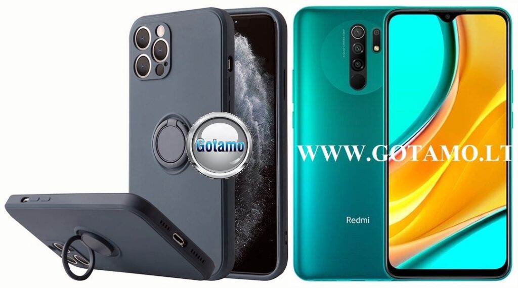 B-Hold dėklas nugarėlė Xiaomi Redmi 9 mobiliajam telefonui tamsiai mėlynos spalvos