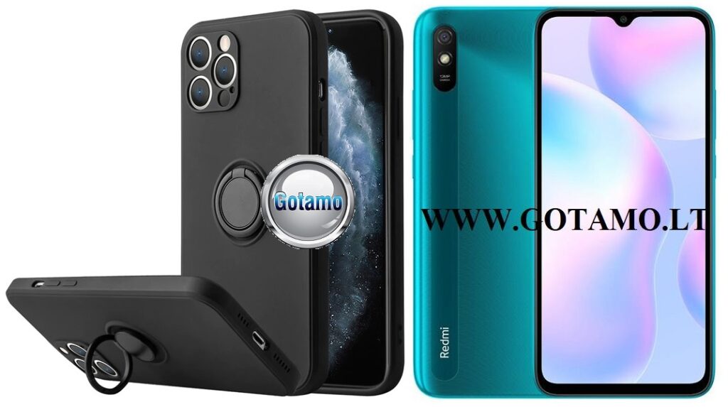 B-Hold dėklas nugarėlė Xiaomi Redmi 9A mobiliajam telefonui juodos spalvos