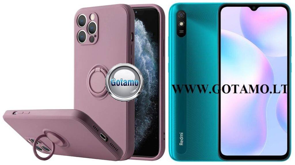 B-Hold dėklas nugarėlė Xiaomi Redmi 9A mobiliajam telefonui violetinės spalvos