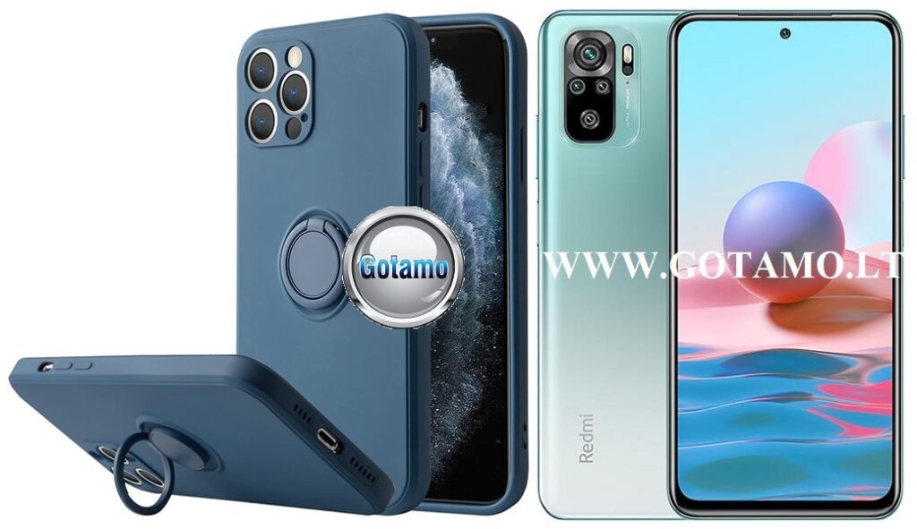 B-Hold dėklas nugarėlė Xiaomi Redmi Note 10, Xiaomi Redmi Note 10S, Xiaomi Poco M5s mobiliesiems telefonams tamsiai mėlynos spalvos