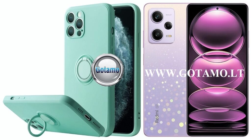 B-Hold dėklas nugarėlė Xiaomi Redmi Note 12 Pro mobiliajam telefonui mėtinės spalvos