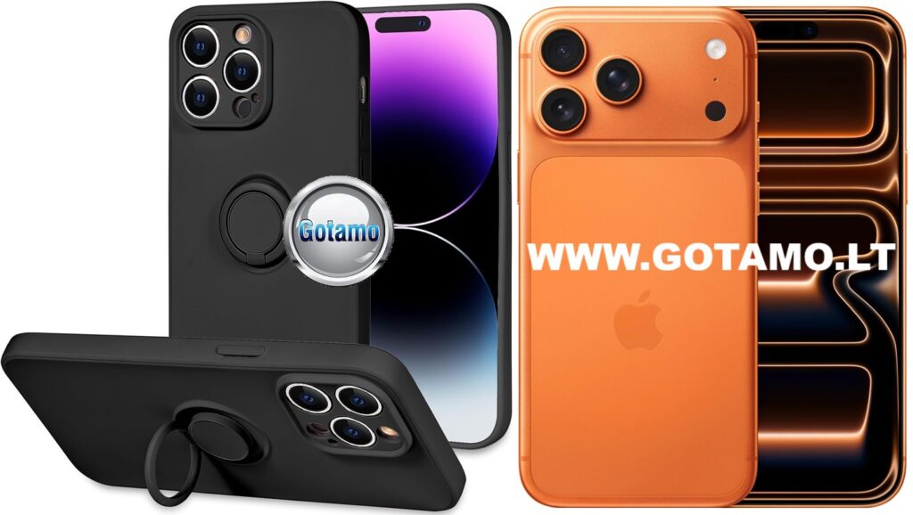 B hold plus deklas Apple iPhone 17 pro max juodos