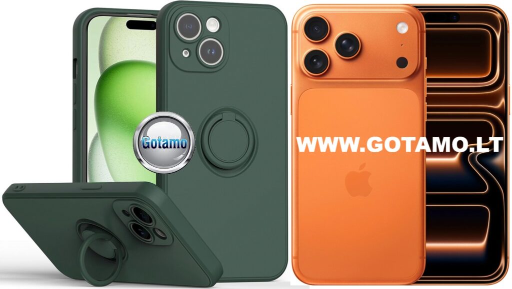 B hold plus deklas Apple iPhone 17 pro max tamsiai zalios