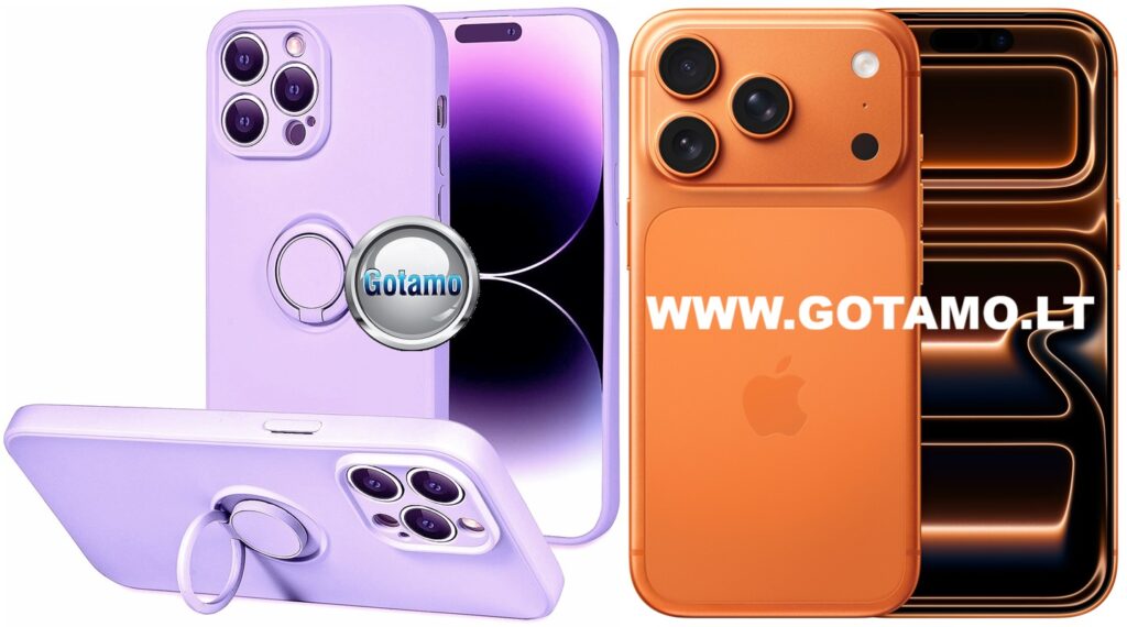 B hold plus deklas Apple iPhone 17 pro levandu violetines