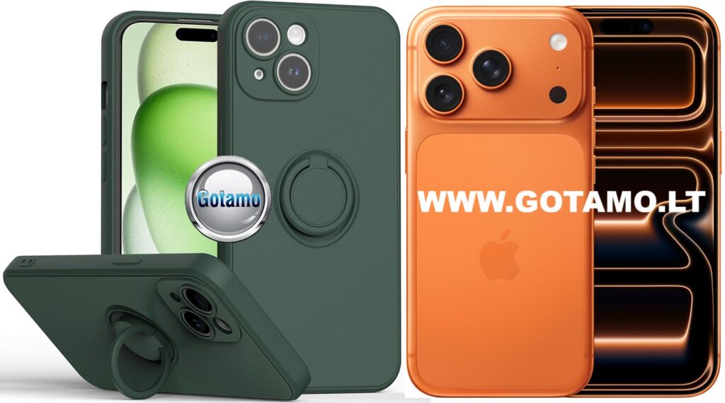 B hold plus deklas Apple iPhone 17 pro tamsiai zalios