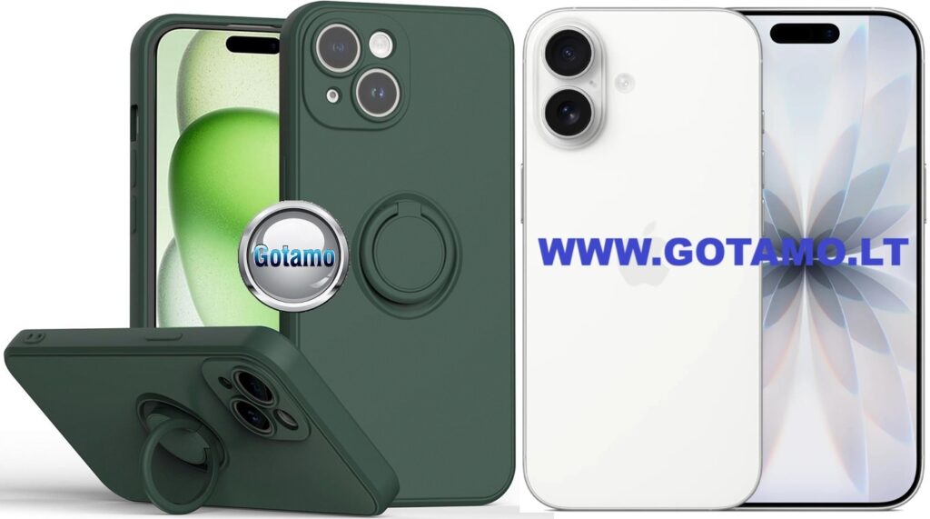 B hold plus deklas Apple iPhone 17 tamsiai zalios