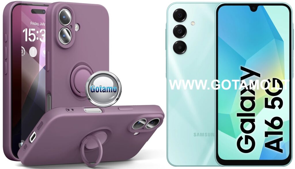 B-Hold Plus dėklas Samsung Galaxy A16 5G violetinės spalvos