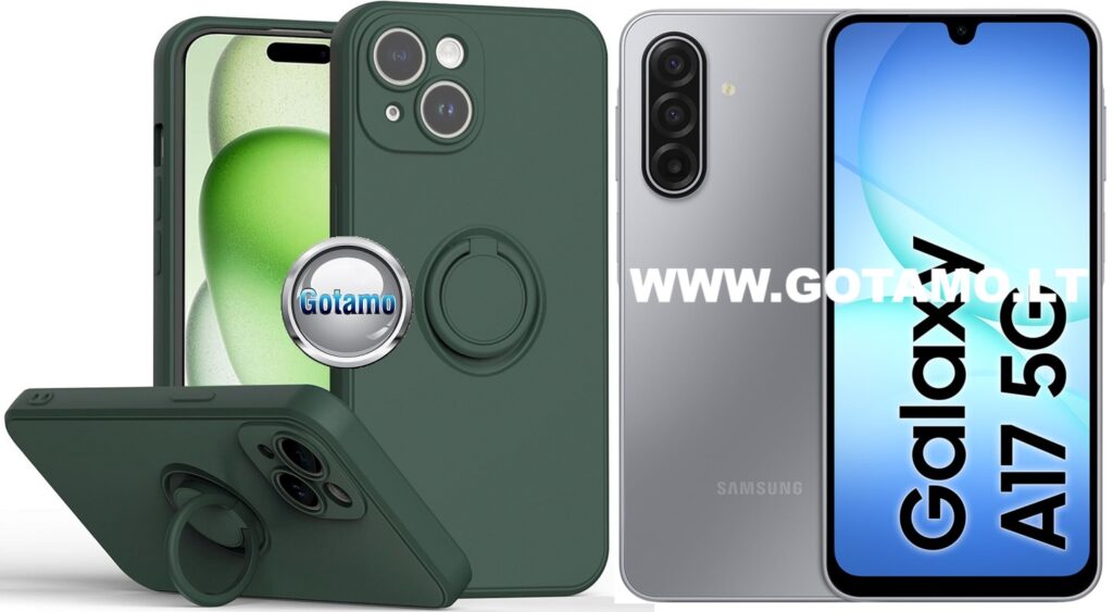 B-Hold Plus dėklas Samsung Galaxy A17 žalios spalvos