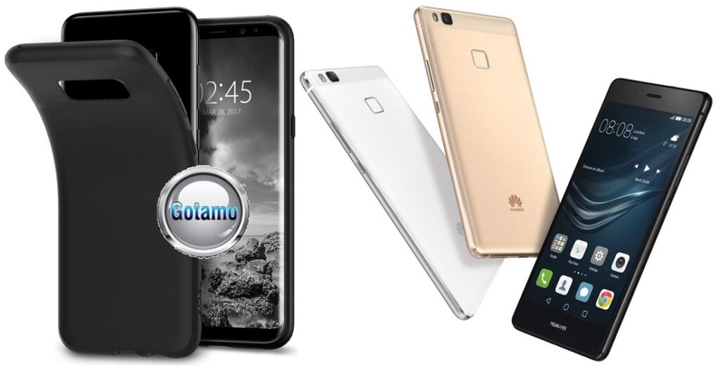 B-matte dėklas nugarėlė Huawei P9 Lite mobiliesiems telefonams juodos spalvos