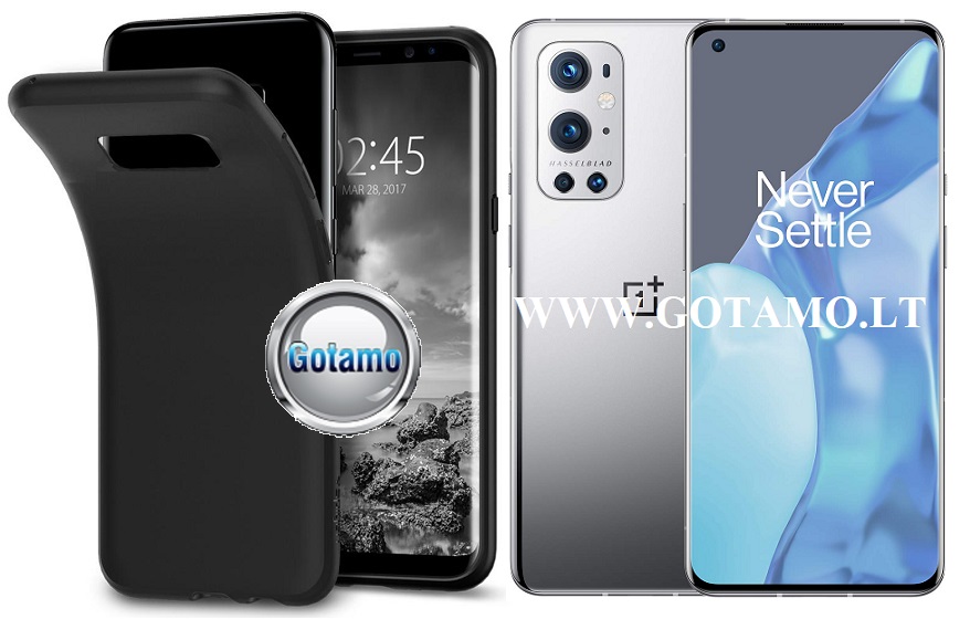 B-matte dėklas OnePlus 9 Pro juodos spalvos