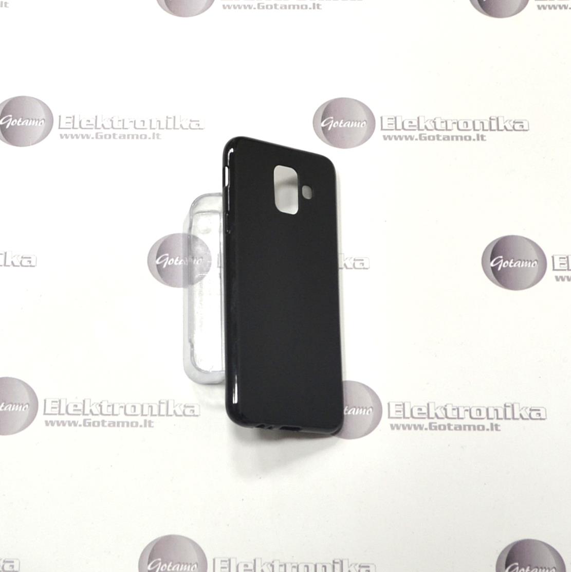 B-matte dėklas nugarėlė Samsung Galaxy J6 (2018) mobiliesiems telefonams juodos spalvos 4 B-matte dėklas Samsung Galaxy J6 (2018) – nuotrauka 4