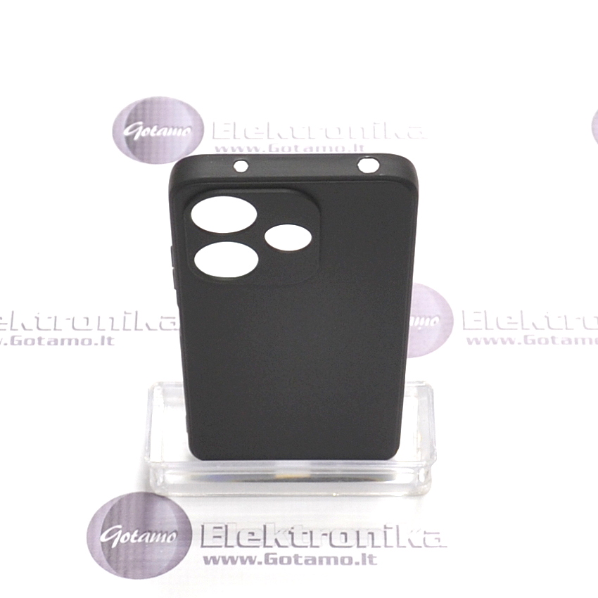 B-matte dėklas nugarėlė Xiaomi Redmi 13, Xiaomi Redmi 13 5G mobiliajam telefonui juodos spalvos 4 B-matte dėklas nugarėlė Xiaomi Redmi 13, Xiaomi Redmi 13 5G mobiliajam telefonui juodos spalvos - Image 4