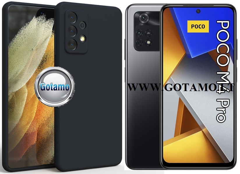 B-matte Pro dėklas nugarėlė Xiaomi Poco M4 Pro mobiliajam telefonui juodos spalvos