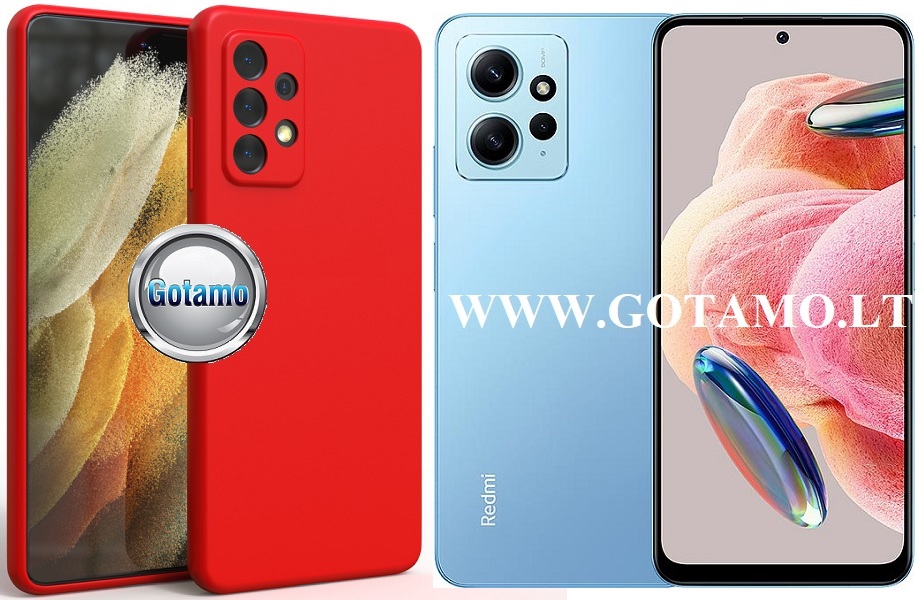 B-matte Pro dėklas nugarėlė Xiaomi Redmi Note 12 4G mobiliajam telefonui raudonos spalvos