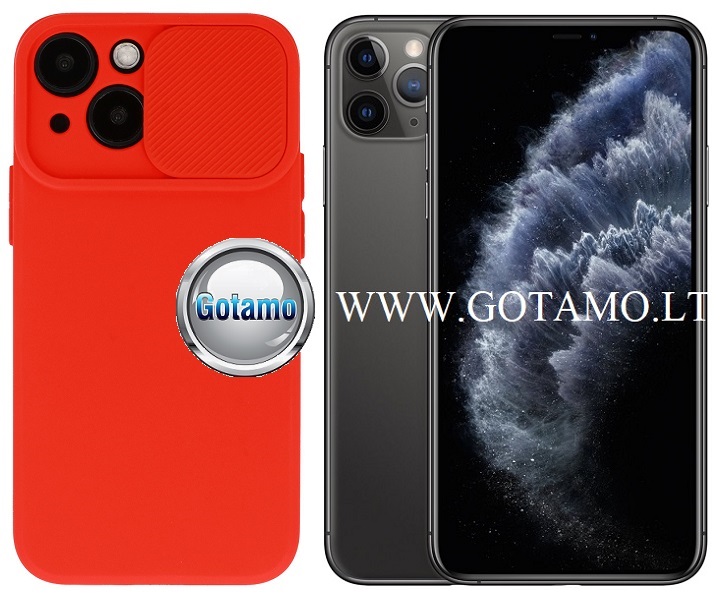 B private deklas Apple iPhone 11 pro max raudonos