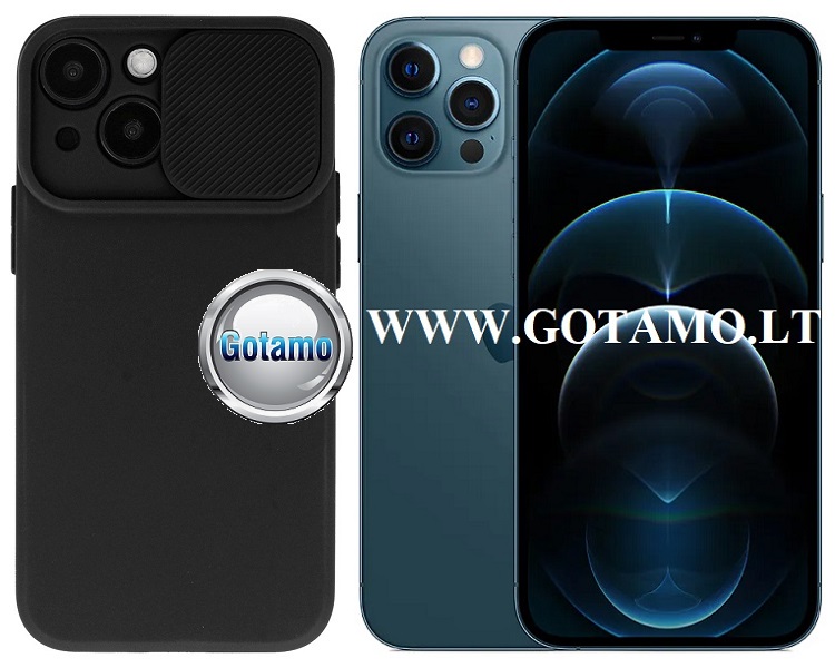 B private deklas Apple iPhone 12 pro max juodos