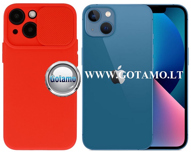 B private deklas Apple iPhone 13 raudonos