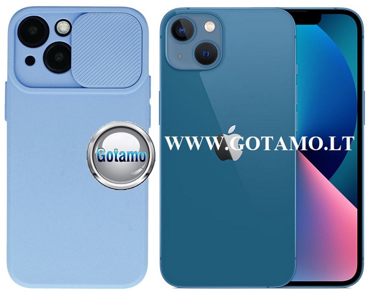 B private deklas Apple iPhone 13 sviesiai melynos