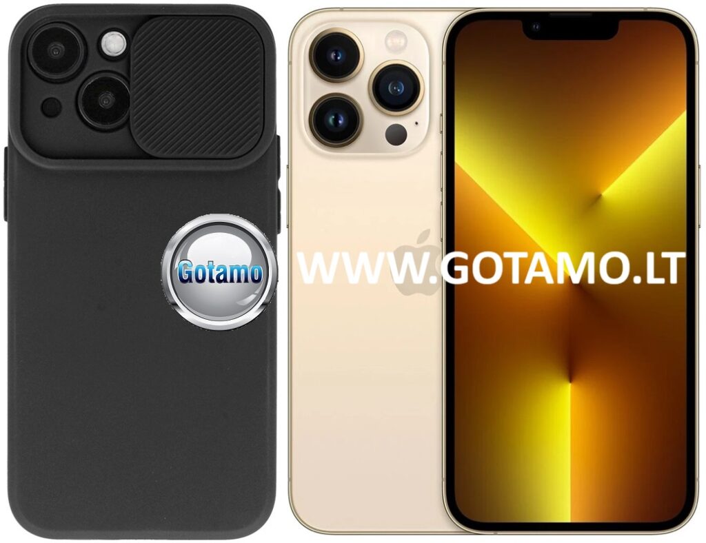 B private deklas Apple iPhone 13 pro juodos