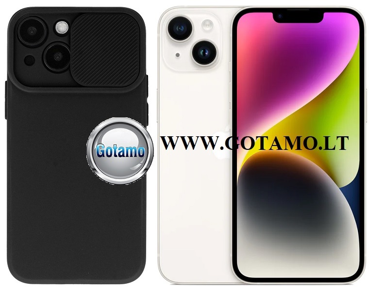 B private deklas Apple iPhone 14 juodos