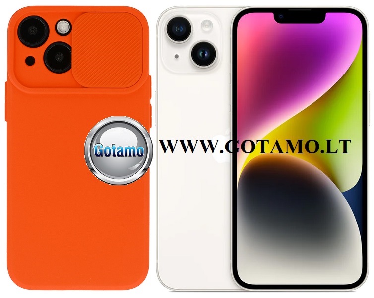 B private deklas Apple iPhone 14 oranzines