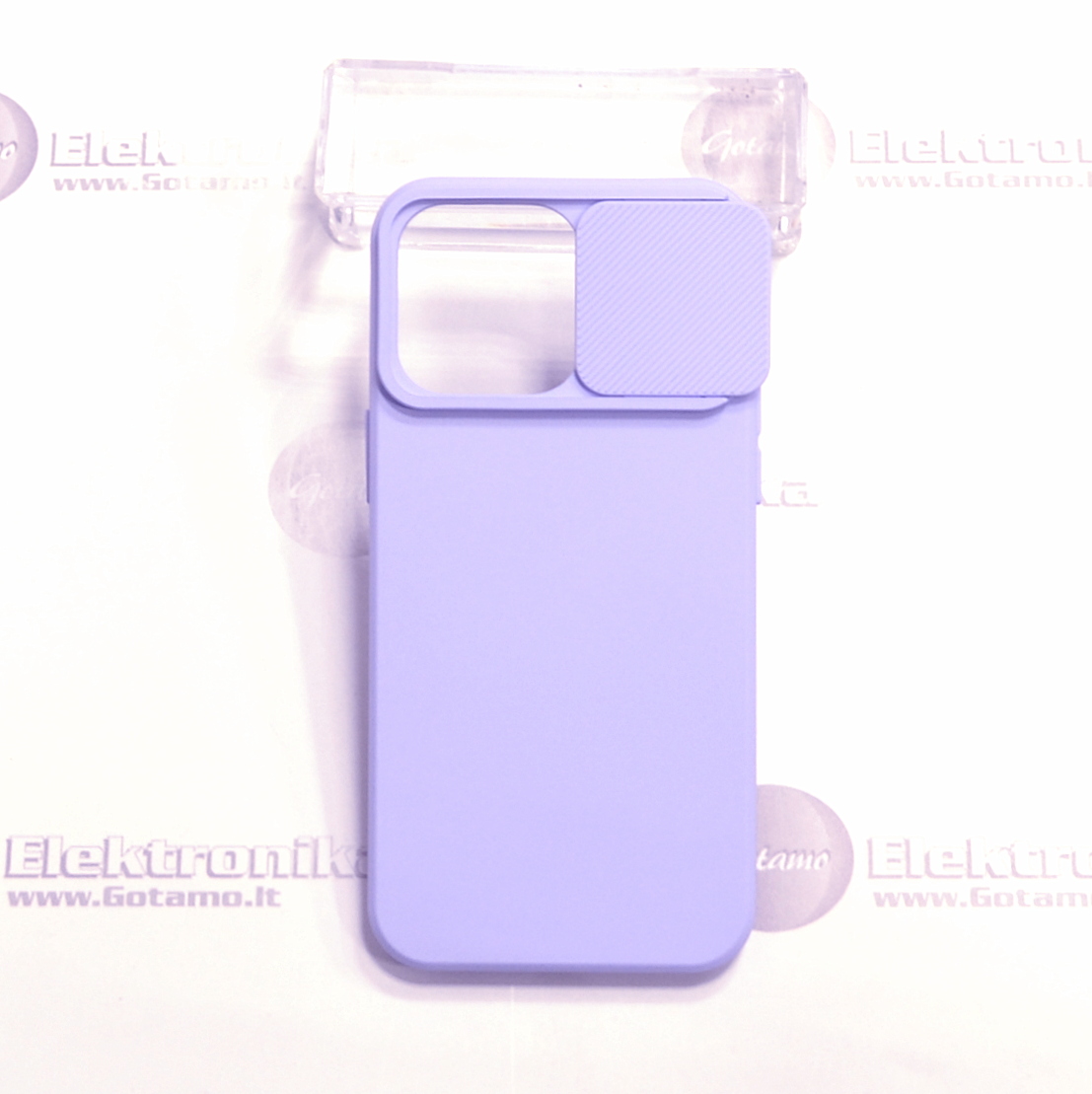 B-Private dėklas nugarėlė Apple iPhone 15 Pro Max mobiliajam telefonui šviesiai violetinės (levandų) spalvos 2 Deklas Apple iPhone 15 pro max sviesiai violetines levandu 2