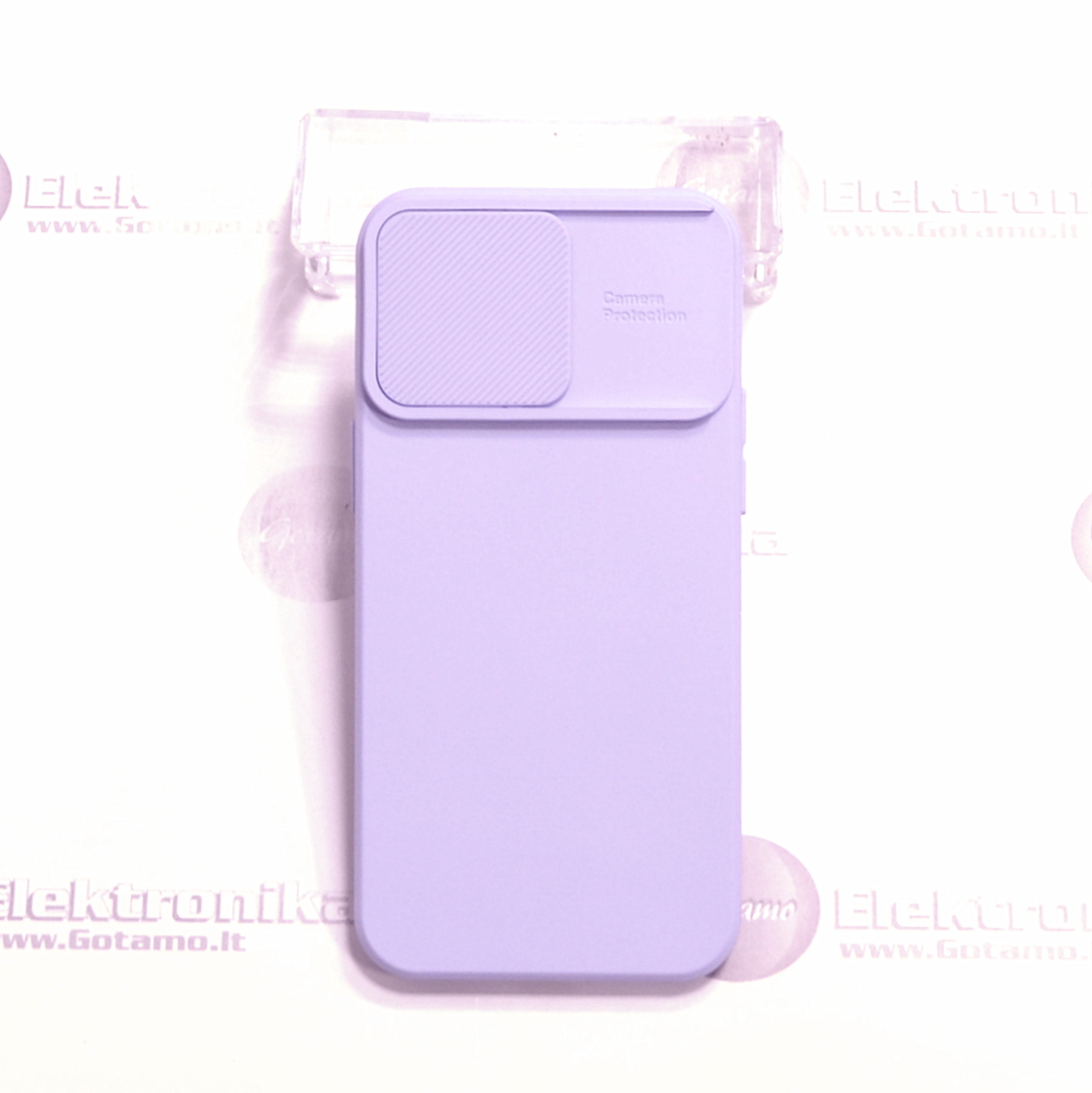 B-Private dėklas nugarėlė Apple iPhone 15 Pro Max mobiliajam telefonui šviesiai violetinės (levandų) spalvos 3 Deklas Apple iPhone 15 pro max sviesiai violetines levandu 3