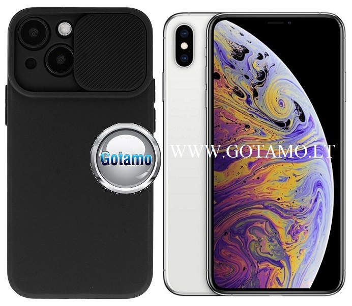 B private deklas Apple iPhone xs max mobiliajam juodos