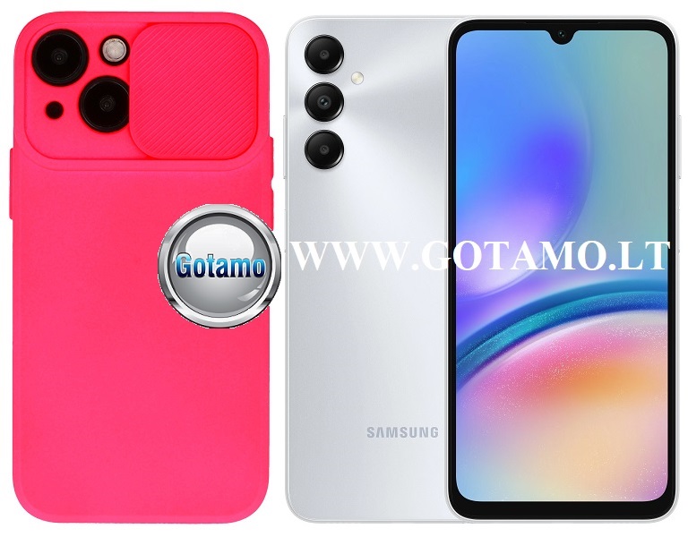 B-Private dėklas Samsung Galaxy A05s mobiliajam rožinės spalvos