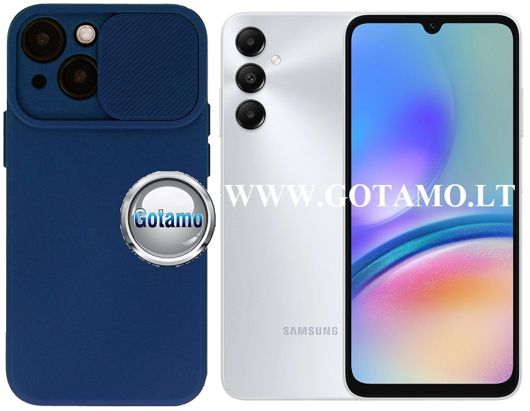B-Private dėklas Samsung Galaxy A05s mobiliajam mėlynos spalvos
