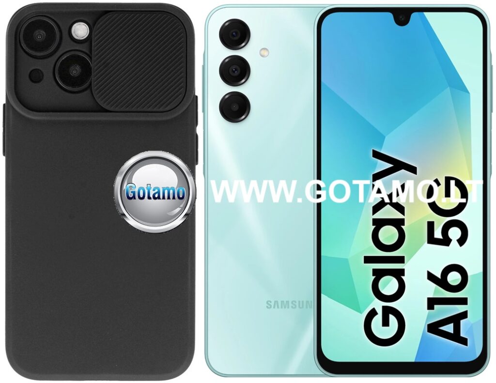 B-Private dėklas Samsung Galaxy A16 5G juodos spalvos