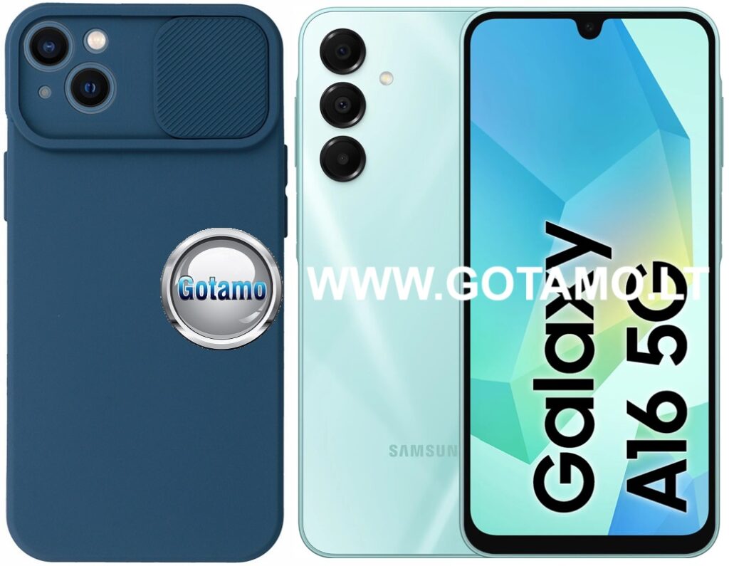 B-Private dėklas Samsung Galaxy A16 5G mėlynos spalvos