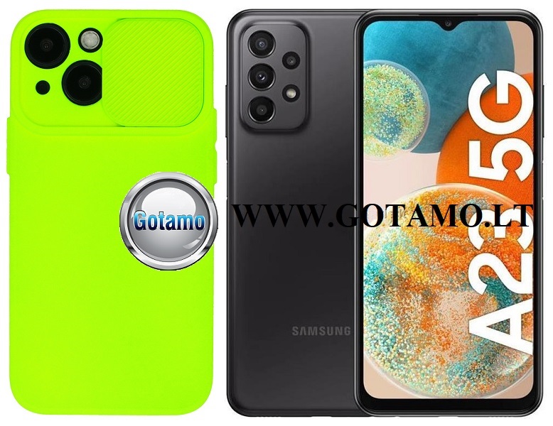 B-Private dėklas Samsung Galaxy A23 5G salotinės spalvos