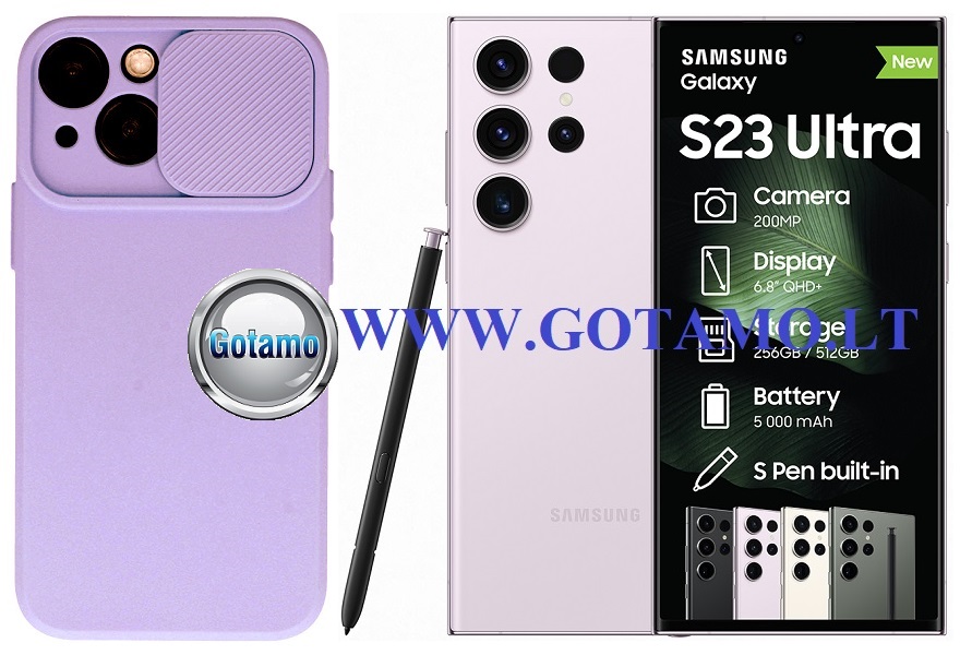 B-Private dėklas Samsung Galaxy S23 Ultra mobiliajam