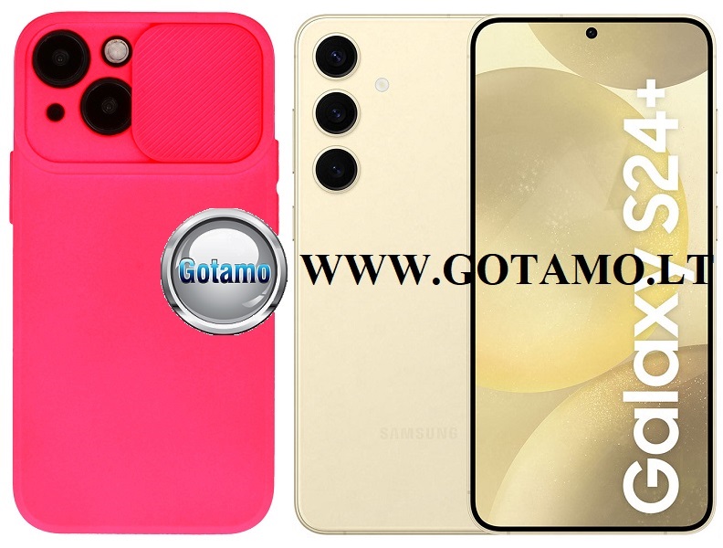 B-Private dėklas Samsung Galaxy S24+ (S24 Plus) mobiliajam rožinės spalvos