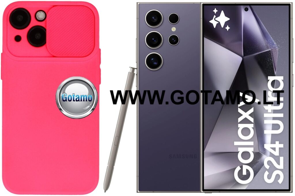 B-Private dėklas Samsung Galaxy S24 Ultra mobiliajam rožinės spalvos