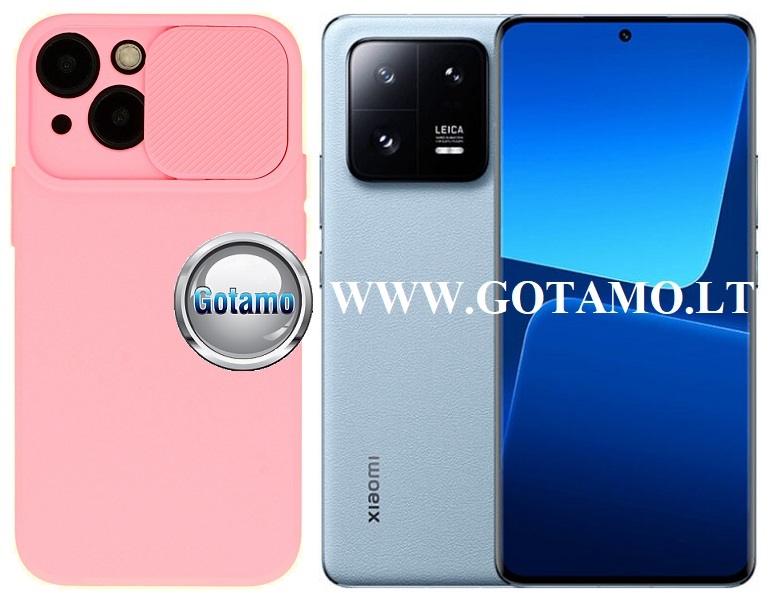 B-Private dėklas nugarėlė Xiaomi 13 Pro mobiliajam telefonui rožinės spalvos