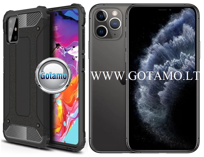 B safe deklas sarvai Apple iPhone 11 pro juodos