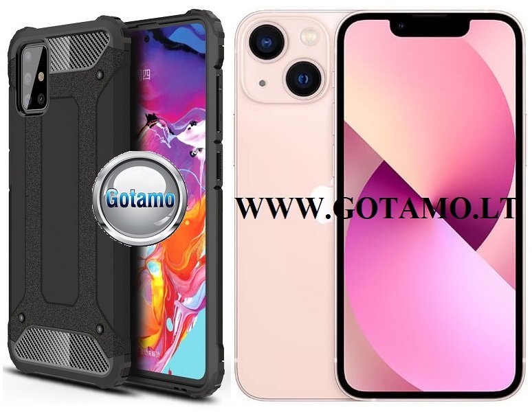 B safe deklas sarvai Apple iPhone 13 mini juodos